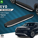 S-Dizayn VW Tayron 2 Evo Krom Yan Basamak 193 Cm 2024 Üzeri A+ Kalite