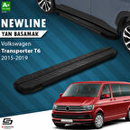 S-Dizayn VW Transporter T6 Uzun Şase NewLine Siyah Yan Basamak 253 Cm 2015-2019 A+ Kalite
