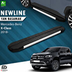 S-Dizayn Mercedes X-Class NewLine Aluminyum Yan Basamak 203 Cm 2018-2020 A+ Kalite