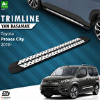 S-Dizayn Toyota Proace City Kısa Şase TrimLine Gri Yan Basamak 202 Cm 2018 Üzeri A+ Kalite