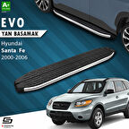 S-Dizayn Hyundai Santa Fe Evo Krom Yan Basamak 163 Cm 2000-2006 A+ Kalite