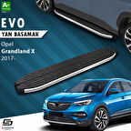 S-Dizayn Opel Grandland X Evo Krom Yan Basamak 183 Cm 2017-2024 A+ Kalite