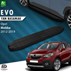 S-Dizayn Opel Mokka Evo Siyah Yan Basamak 163 Cm 2012-2019 A+ Kalite