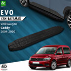S-Dizayn VW Caddy 3 Evo Siyah Yan Basamak 193 Cm 2004-2020 A+ Kalite