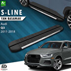 S-Dizayn Audi Q3 8U S-Line Krom Yan Basamak 173 Cm 2011-2018 A+ Kalite