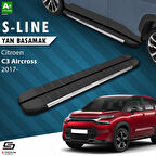 S-Dizayn Citroen C3 Aircross S-Line Krom Yan Basamak 183 Cm 2017 Üzeri A+ Kalite