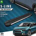 S-Dizayn Citroen C4 Cactus S-Line Krom Yan Basamak 183 Cm 2014 Üzeri A+ Kalite