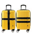 Metropolitan Valiz Bavul Çanta Emniyet Kemeri-Yeşil, Kilitli, 4 Adet