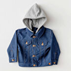 Andywawa Ac25936 Jacket Casual Bebek Ceket İndigo