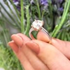 Gümüş Kültür Pırlanta Tektaş Yüzük