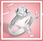 Tektaş Yüzük Büyük 14 K