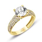 Tektaş Alyansli Çok Taşlı Yüzük