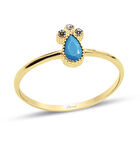 Turkuaz Çıtır Yüzük