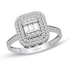 Baget Kare Altın Yüzük