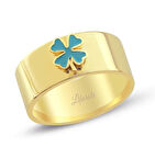 Yonca Mineli Altın Yüzük