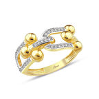 Taşlı 14 Ayar Altın Fantezi Yüzük