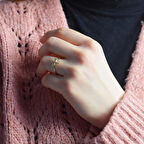 14 Ayar Altın Arı Yüzük