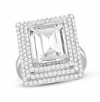 Üç Sıralı Baget Altın Yüzük