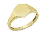 14 Ayar Altın Altıgen Yüzük YZK243