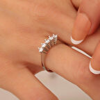 14 Ayar Altın Küçük Boy Beştaş Yüzük