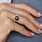 Oniks Taşlı Yüzük