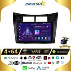 Toyota Yaris 2005-2012 Model 4GB + 64GB Android 13 Kablosuz Carplay Navigasyon Multimedya Sistemi 