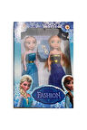 Frozen Elsa Ve Anna 23Cm Frozen Karlar Ülkesi Ikili Bebek Çocuk Eğitici Oyuncaklar