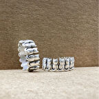 The Cats Gümüş Renk Ayarlanabilir Yüzük