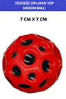 MOON BALL (YÜKSEĞE ZIPLAYAN TOP) - 7 CM - SÜPER EĞLENCELİ UZAY TOPU - SPACE BALL - BOUNCY BALL