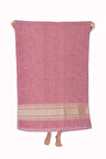 Nayra &amp;#37;100 Pamuklu Banyo Havlusu 70x140 Cm Pembe