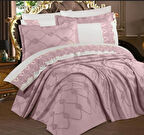 Loretta 7 Parça Çeyizlik Gelin Seti Pudra