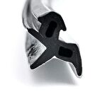 Contacall Pak-05 Siyah Kauçuk Yağlı Pvc Kapı Pencere Conta Fitili Tüm Pencerelere Uyumlu 200 Metre