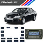 VW Jetta MK5 Radyo CD Çalar Tuş Takımı 16 Parçalı 2005 - 2011