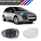 Otozet - Fiat Punto Evo Sol Dış Ayna Camı Sürücü Tarafı Isıtmalı 2009-2011 71740497