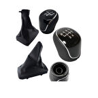 Corsa C Vites körüğü El Fren Körüğü 5 İleri Deri Vites Topuzu Üçlü Set