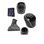 Vectra C Vites Körüğü Deri 6 İleri Vites Topuzu İkili Set