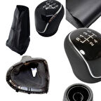 RenaultKangoo 1 Megane 1 Deri Kaplama Vites Topuzu ve Körüğü Takım