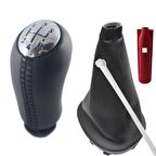 Dacia Duster Deri Vites Topuzu Krom Kapak ve Körüğü Takım