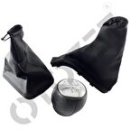 OTOZET Opel Astra G Vites Topuzu - Vites Körüğü - El Fren Körüğü Krom