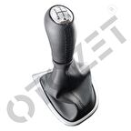 Clio 4 Deri Kaplama Vites Topuzu ve Körüğü Takım 5 İleri