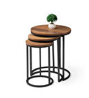 NİL ZİGON SEHPA, SİYAH CEVİZ