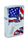 Zippo 2nd Amendment Plead With Flag Dizayn Çakmak