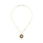 Harem Altın Siyah Burç Kolye Ucu Zincir Kolye ZKU025