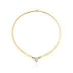 Harem Altın Damla Yassı Kolye ZKU038