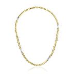 Gurmet Yassı Fiyonk Zincir Kolye ZKU056