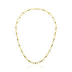 Harem Altın Toplu Desenli Ataş Zincir Kolye ZKU135