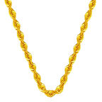 Harem Altın Burgu Halat 60 cm 14 Ayar Zincir Kolye ZKU195