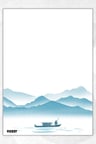 A5 Balıkçı Bloknot Çizgisiz Defter - 50 Yaprak - Memopad - Notepad - Not Defteri - Not Kağıdı