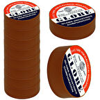 GLOBE 0.13MMX19 MM KAHVERENGİ İZOLE BANT (10LU PAKET)