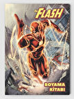 The Flash Temalı Çocuklar İçin Boyama Kitabı (20 Tam Sayfa Resimli Boyama Kitabı)